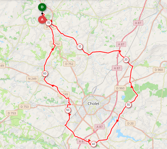 DIMANCHE - 24- DI345 - 73 kms