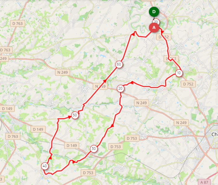 DIMANCHE - 30 - DI247 - 71 KMS