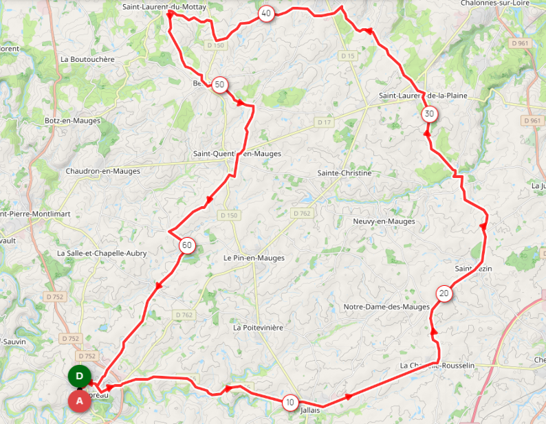 DIMANCHE - 14 - DI249 - 68 KMS