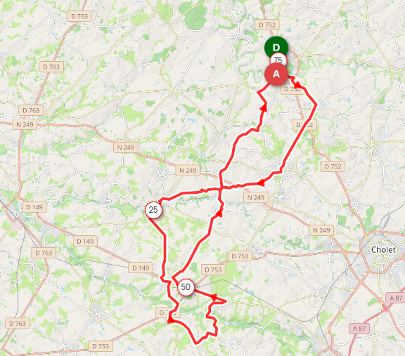 DIMANCHE - 01 - DI304 - 75 KMS