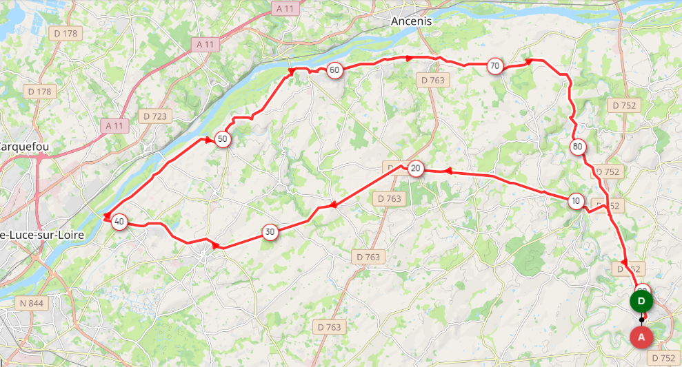 DIMANCHE - 24 - DI320 - 93 KMS