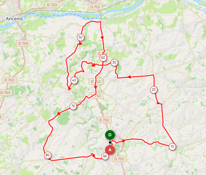 DIMANCHE - 21 - DI324 - 93 KMS