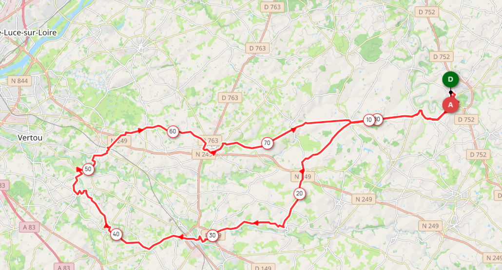DIMANCHE - 20 - DI336 - 90 KMS