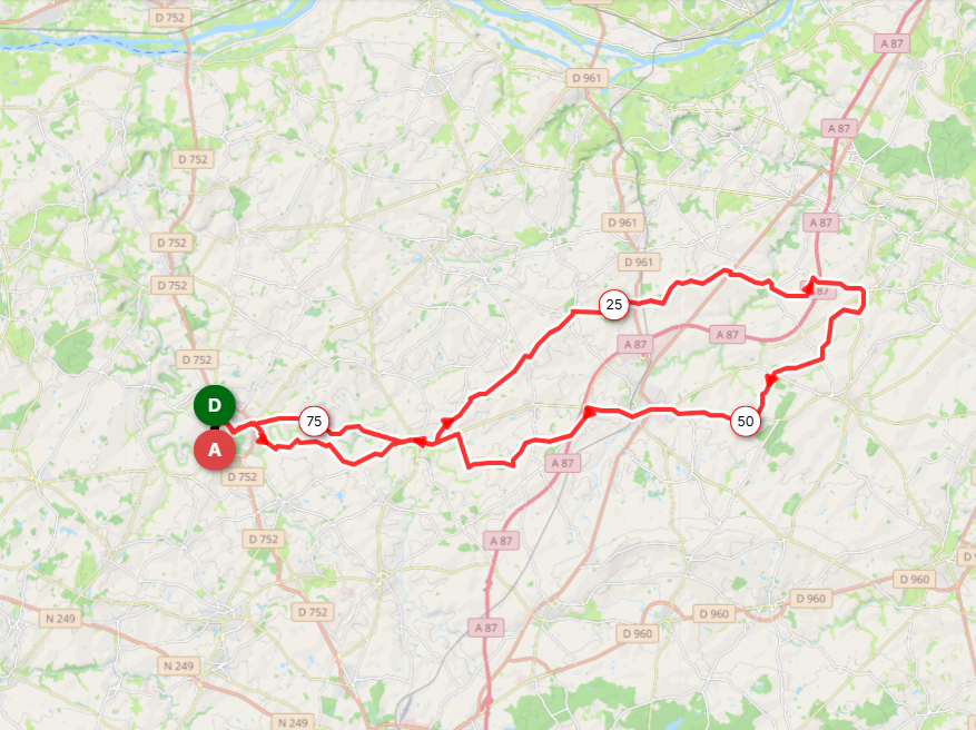 MARDI - 06 - N°466 E/S/E - 84 KMS / N°467 E/S/E - 74 kms