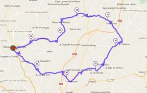 Jeudi 2 - Rando N°18 - 86 Kms