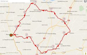 Jeudi 11 - Rando N°26 - 96 Kms