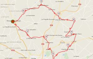 Dimanche  6 - Rando N°27 - 96 Kms