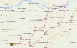 Dimanche 23 - Rando N°17 - 86 Kms