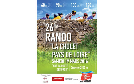 Inscriptions rando CYCLO &quot;Cholet Pays de Loire&quot;