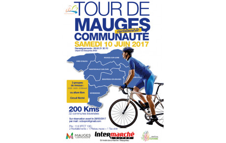 Tour de AGGLO "MAUGES COMMUNAUTE" 200 Kms du 10 Juin 2017