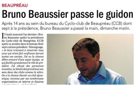 Article du COURRIER DE L'OUEST